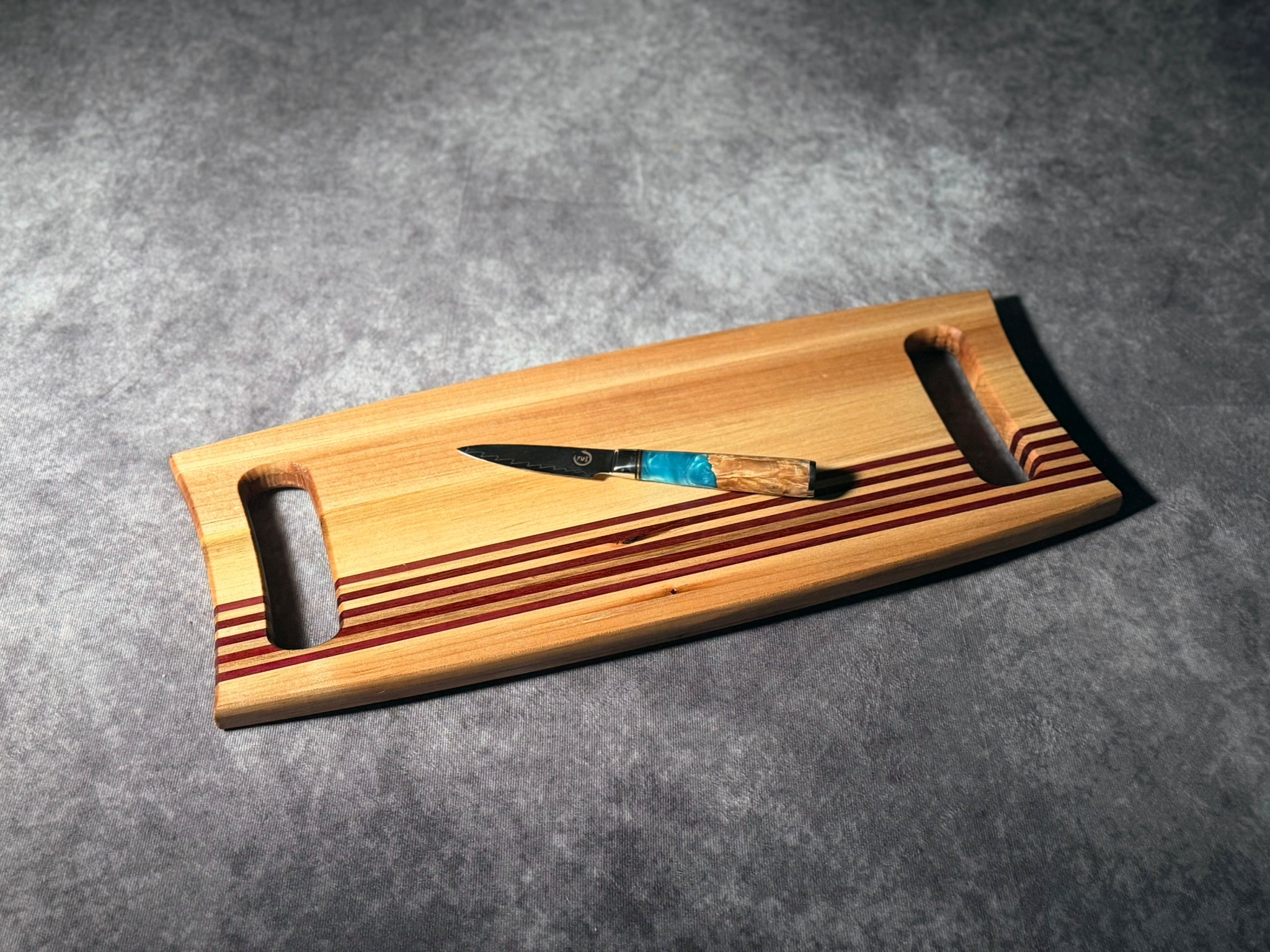 Ambrosia Maple and Purple Heart Charcuterie Board