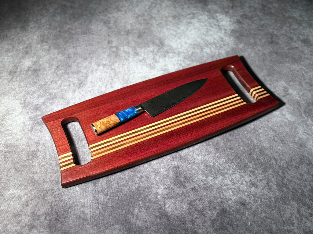 Ambrosia Maple and Purple Heart Charcuterie Board