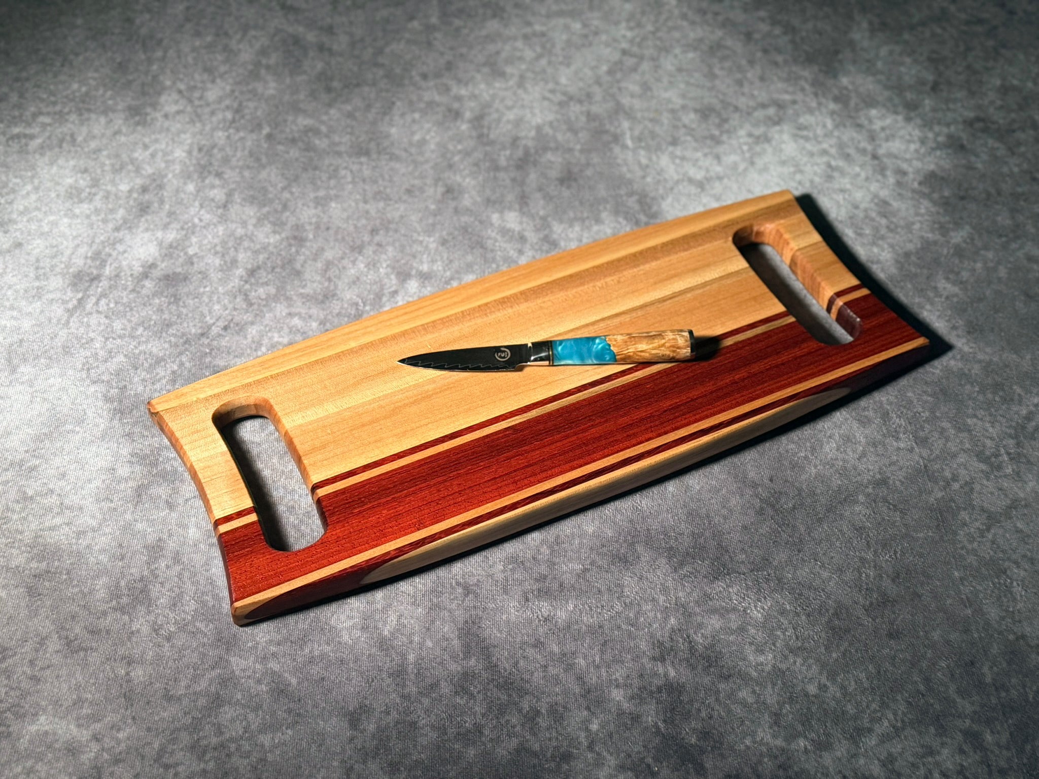 Ambrosia Maple and Padauk Charcuterie Board