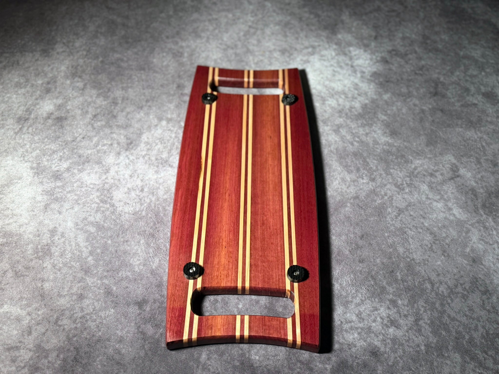 Black Walnut, Ambrosia Maple and Purple Heart Charcuterie Board