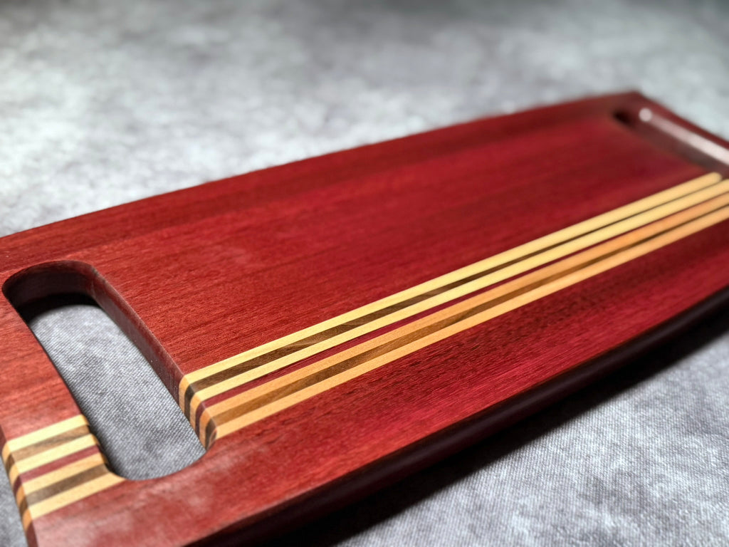 Ambrosia Maple and Purple Heart Charcuterie Board